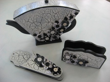 Conjunto Cozinha Preto e Branco